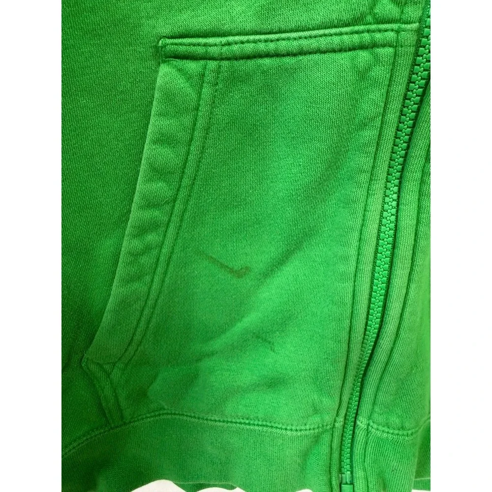 Nike Oregon Ducks Sideline Green Full Zip Hoodie Sweatshirt Yellow O Mens M